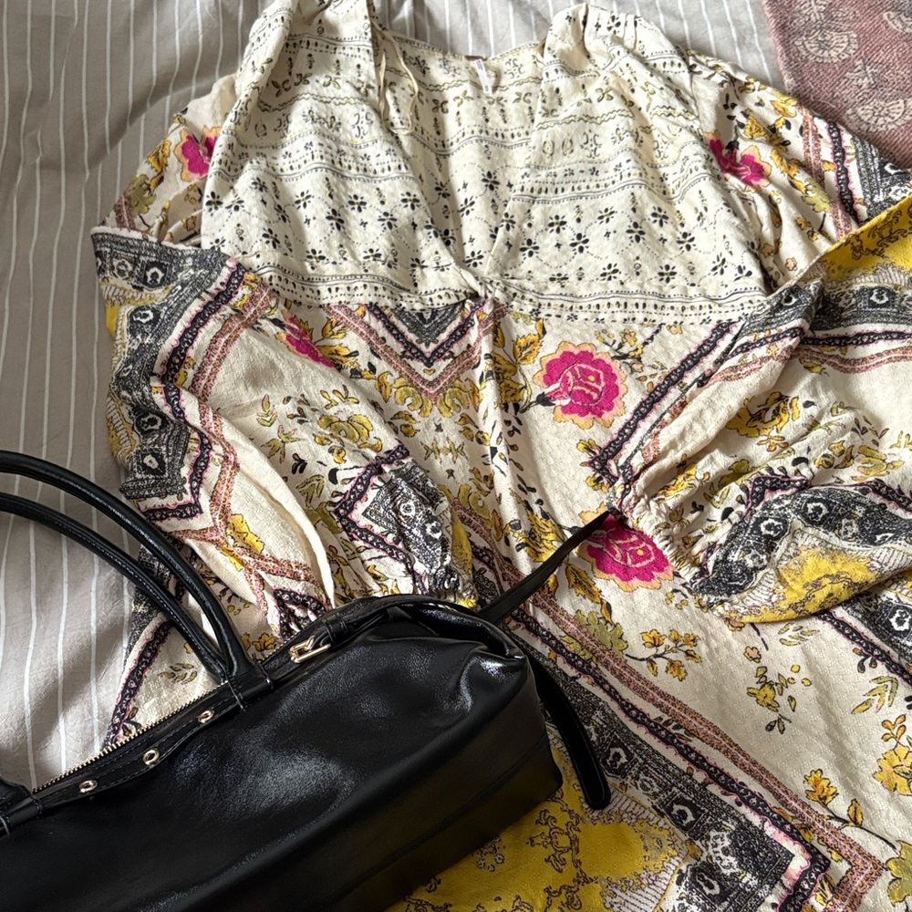 Free people Floral Bohemian Dress